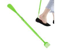 Calzascarpe lungo grattascarpe, Back Scratcher Claw Boot Inserti Corni, Boot Inserti Corni, Manico lungo per prurito alla schiena, Calzascarpe portatile per mettere le scarpe in piedi