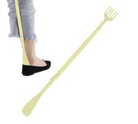Calzascarpe per grattacieli per la schiena, portatile, estraibile, grattacieli con manico lungo per alleviare il prurito, strumento portatile e leggero con due funzioni per uomini e