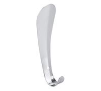 Calzascarpe Piccolo in Acciaio Inossidabile, Calzascarpe Tascabile con Manico Piccolo Calzascarpe, Calzascarpe in Metallo Per Bambini Uomo Donna Sollevatore in Metallo Lungo 14,5 Cm Tono Argento