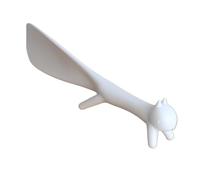 Calzascarpe portatile indossatore di scarpe sollevatore di scarpe in plastica calzascarpe corto, bianco, Taglia unica