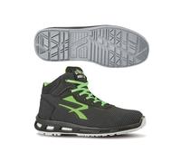 Calzatura di Sicurezza Hard S3 SRC N. 40 Red Lion - Grigio Scuro/Verde U-Power