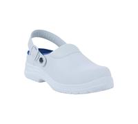 Calzatura sabot Maubec 4 SBEA SR - microfibra - numero 43 - bianco - Deltaplus