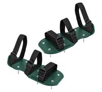 Calzature aeratore per la cura dell'erba con alberi in metallo resistenti e stretti per una migliore aerazione del suolo e sviluppo delle radici, strumento di penetrazione del suolo dell'erba