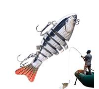 Calzature da nuoto, Lares da pesca a basso | Esca da pesca artificiale a più articolazioni con gancio - Esca a a naufragio lenta colorata, placcaggio da pesca per esterno