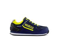 Sparco Gymkhana Scarpe da Lavoro Antinfortunistiche S1P SRC Blu-Giallo Fluo