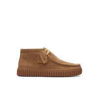 Clarks Torhill Hi Mens Dark Sand Suede, 6.5