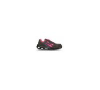 Calzatura di sicurezza Verok SP1 SRC - nylon/pelle scamosciata - grigio/rosa - taglia 39 - U-Power
