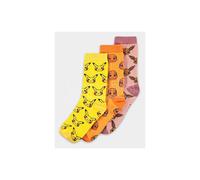 Abbigliamento Pokemon: Crew Socks Black (Calzini Tg. 43/46) (3Pack)