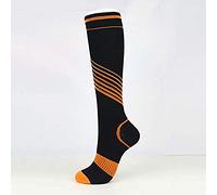 Calze A Compressione A Compressione A Righe Colorate S/M Arancione * 3 Coppie