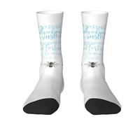 Calze A Compressione A Truth Universally Acknowledged Calzini Antiscivolo Antiscivolo Calze Elastiche Unisex Calzettoni Per Eescursionismo Passeggiate Campeggio 50CM