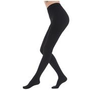 Calze a compressione collant, vita ad alta compressione 23-32 MmHg collant a compressione con punta chiusa per vene varicose recupero postoperatorio, Nero , XXL