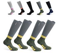 Calze a compressione di alta qualità per uomini e donne - Design premium sostenibile con compressione graduata per sport, corsa, ciclismo, sci, escursionismo, Prodotte nell'UE.