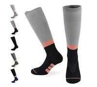 Calze a compressione di alta qualità per uomini e donne - Design premium sostenibile con compressione graduata per sport, corsa, ciclismo, sci, escursionismo, viaggi, Prodotte nell'UE.