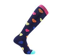 Calze A Compressione Elastica Da Calcio Per Sport All'Aria Aperta S/M Grande Amore * 3 Coppie