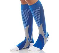 Calze A Compressione Elastica Per Sport All'Aperto Anti-Gonfiore Xxl Blu * 3 Coppie