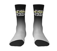 Calze A Compressione Funny Saying Don'T Piss Off Old People Funny Calzini Antiscivolo Classic Calzettoni Antiscivolo Calzini Sportivi Per Eescursionismo Passeggiate Trekking 40CM