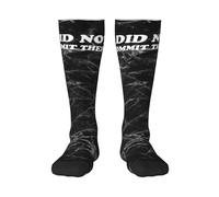 Calze A Compressione I Did Not Commit Theft Calzini Antiscivolo Quotidiano Calze Elastiche Antiscivolo Calzettoni Per Escursionismo Campeggio Sport 50CM