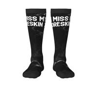 Calze A Compressione I Miss My Foreskin Calzini Sportivi Quotidiano Calze Elastiche Traspiranti Calzettoni Per Eescursionismo Passeggiate Campeggio 40CM