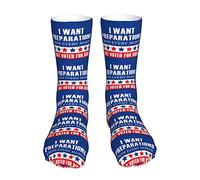 Calze A Compressione I Want Reparations From Every Moron That Voted For Biden Calze Sportive Morbidi Calzini Da Allenamento Classici Calzinis Da Corsa Per Calcio Palestra Sport 40 Cm