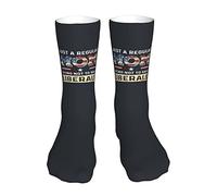 Calze A Compressione Just A Regular Mom Trying Not To Raise Liberals Equipaggio Calzes Antiscivolo Calzini Da Allenamento Traspirante Calze Sportive Per Calcio Sport Ciclismo 40 Cm