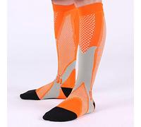 Calze A Compressione Leggings Per Sport All'Aria Aperta L/Xl Arancione * 3 Coppie