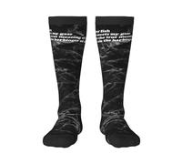 Calze A Compressione Let Any Fish Who Meets My Gaze Learn The True Meaning Of Fear For I Am The Harbinger Of Death Calzini Sportivi Antiscivolo Calze Elastiche Traspiranti Calzettoni Per 50CM