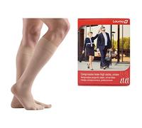 Calze a compressione medicali al ginocchio a punta chiusa - Classe II 23-32 mmHg - Calze elastiche contenitive contro vene varicose, gonfiore e gambe stanche
