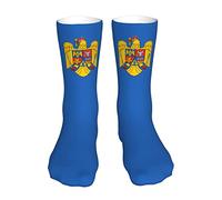 Calze A Compressione National Emblem Of Romania Calze Elastiche Antiscivolo Calzini Antiscivolo Classic Calzettoni Per Eescursionismo Passeggiate Campeggio 40CM