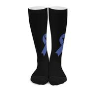 Calze a compressione per la consapevolezza della sindrome dell'intestino irritabile per donne e uomini, calze alte per la corsa e i viaggi Calze a compressione per uomo e donna, modello a gambaletto