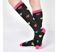 Calze A Compressione Per Leggings Da Donna Che Assorbono Il Sudore S/M Rosa Rossa * 3 Coppie