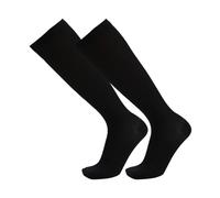 Calze a compressione per uomini e donne calze a compressione graduata al ginocchio calze a compressione polpaccio gamba e piede prigioniero costume da donna pantaloncini, Nero , S