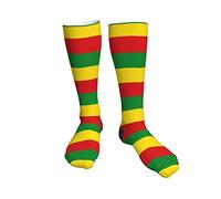 Calze A Compressione Rastafari Flag Calzettoni Classic Calzini Sportivi Traspiranti Calze Elastiche Per Sport Escursionismo Campeggio 50CM