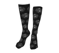 Calze A Compressione Spider Web Calze Elastiche Classic Calzini Antiscivolo Traspiranti Calzettoni Per Trekking Escursionismo Campeggio 50CM