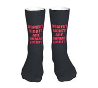 Calze A Compressione Women'S Rights Are Human Rights Equipaggio Calzes Comodo Lunghe Calzinis Antiscivolo Calzini Da Allenamento Per Ciclismo Sport Running 40 Cm