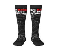 Calze A Compressione Your Racism Is Not Patriotism Calze Elastiche Quotidiano Calzini Antiscivolo Antiscivolo Calzettoni Per Escursionismo Campeggio Passeggiate 50CM