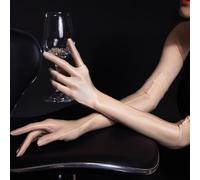 Calze a olio da donna con proprietà lucide ed elastiche, utilizzate come guanti ultra sottili per stile Aurora casual tutto l'anno (L albicocca)