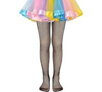 Calze a Rete Bambina Calze a Rete Nere Bambina Calze a Rete Autoreggenti Nere Collant Neri Bambina Calzamaglia Nera Bambina 7-12 Anni Calze a Retev per Spettacoli, Feste a Tema, Cosplay