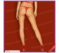 Calze a Rete Obsessive - Lingerie Sexy Collant a Maglia Larga Intimo Donna Hot