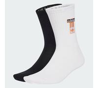 Adidas ADIBREAK CREW SOCK 2PP men Socks black|white in taglia:S