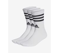 Calze adidas Cushioned Crew 3S bianco puro nero (3 paia) - S