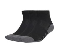 Calzini Essentials CLIMACOOL Quarter (3 paia) Black / Grey Six 40-42