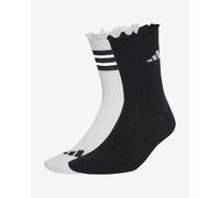 Calze adidas Glow bianco nero grigio (2 paia) - M