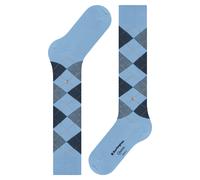 Burlington Queen W Kh cotone al ginocchio fantasia 1 paio, Calzini lunghi Donna, Blu Light Blue 6541, 36-41