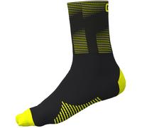Calze Alé Sprint nero giallo fluo - L