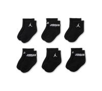 Calze alla caviglia Jordan Everyday Essentials (6 paia) - Bebè e bimbo/a - Nero 18.5-23.5