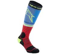 calze alpinestars mx pro v2 - nero / rosso / blu S