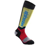 Alpinestars Plus Calze Motocross Giovani, nero-rosso-giallo, taglia M L