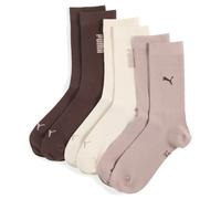 Calze alte PUMA unisex (confezione da 3), Accessori, Beige, 35-38 35-38