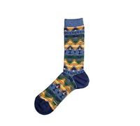 Calze Anonymous Ism Wigwam Jacquard Crew DARKNAVY misura 25-27 cm Made in Japan
