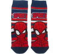 Calze antiscivolo Spiderman Marvel Uomo Ragno originali ufficiali tre taglie disponibili bambina bambino calzini calzetti anti scivolo (19-22) (IT, Numero, 23, 26, Regular, rosso)